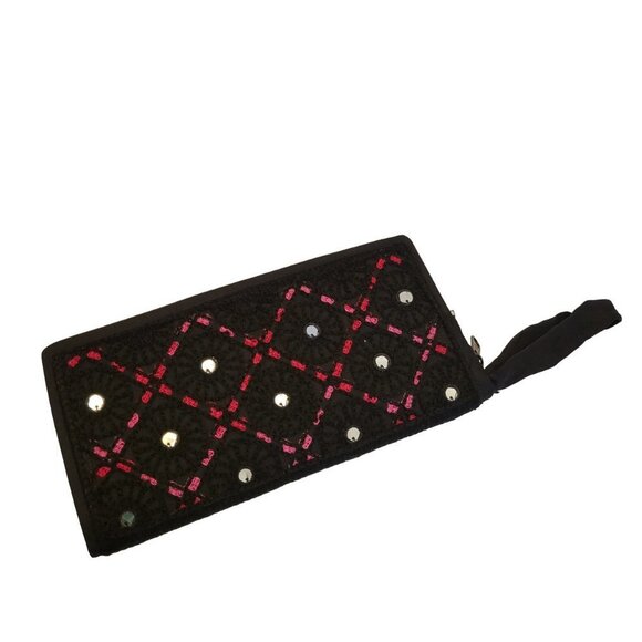 Handbags - Traditional Hand Crafted Mirror Work Wallet